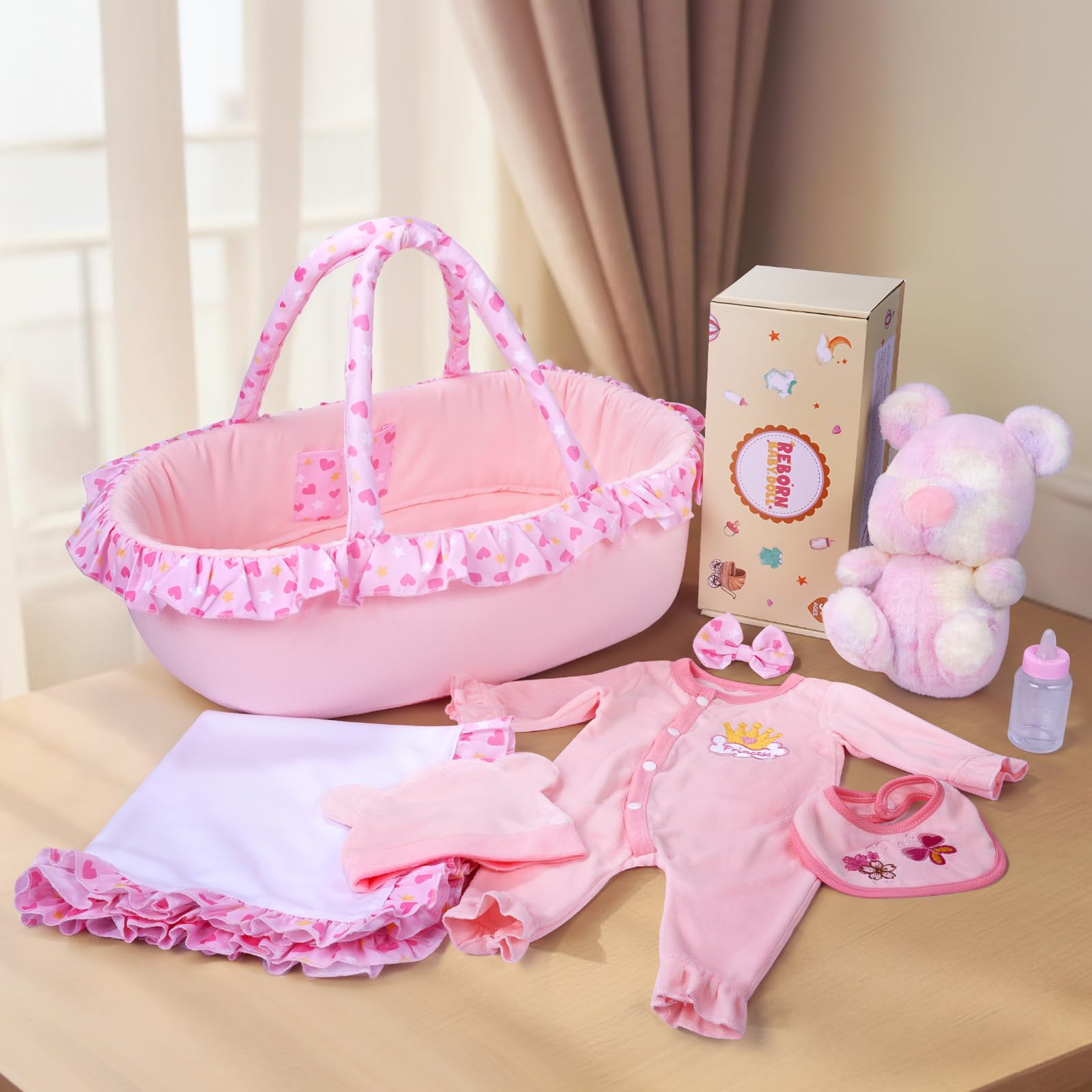 Amazon.com: BABESIDE 8 Pcs Reborn Baby Doll Clothes with Bassinet Amazon.com: BABESIDE 8 Pcs Reborn Baby Doll Clothes with Bassinet